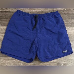 Patagonia Men’s Drawstring Baggies Shorts in Royal Blue Size Large